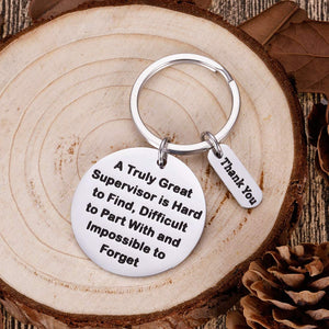 Supervisor Gifts For Christmas Women Men Office Keychain Appreciation Gifts For Mentor Leader Boss Day Birthday Thank You Leaving Going Away Gifts Retirement Coworker Boss Lady Goodbye Presents