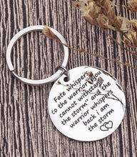 Load image into Gallery viewer, Encouragement Keychain For Teen Girls Boys Women Men Motivational Inspirational Gifts I Am The Storm Key Chain For Teenage Son Daughter Gifts Key Ring Birthday Presents For Him Her Dog Tag
