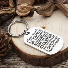 Load image into Gallery viewer, Inspirational Gifts for Teenage Girl Stocking Stuffers for Teens Girls Boys Women Engraved Keychain Always Remember You are Braver Than You Believe Graduation Birthday Gift for Teen Boys Kids
