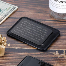 Load image into Gallery viewer, Wallet Insert Card Black Christmas Gifts for Him Her Men Husband Valentine from Wife Girlfriend Boyfriend Anniversary Birthday Gifts Mini Love Note Wedding Engagement Gifts for Groom Fiance
