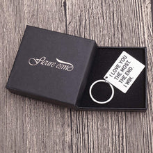 Load image into Gallery viewer, Anniversary Gifts for him her Husband Boyfriend Keychain Gifts for Wife Girlfriend Birthday Wedding Gifts from Wifey Hubby Valentine Day Gifts Couple Key Chain Tag Present for Men Women
