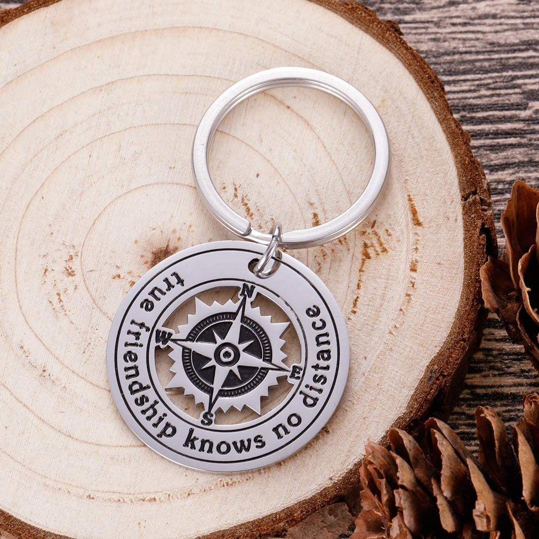 Long Distance Friendship Gifts For Him Her Best Friends Keychain Sisters Besties Bff Birthday Gifts For Women Friends Valentine Sisterhood Sorority Anniversary Christmas Graduation Gifts Men