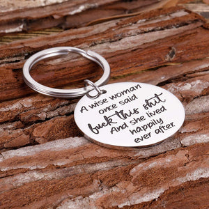 Funny Inspirational Wise Women Keychain Christmas Gifts for Adult Women Coworker Friends Wife Birthday Motivational Novelty Friendship Gag Gifts for BFF Sisters Girls Her Single Mom Presents