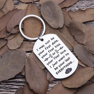 Wife Husband Keychain for Him Her To My Man Woman Gift for Boyfriend Girlfriend Stocking Stuffer Anniversary Wedding Vanlentines Day Gifts To My Wife Key Chain Christmas