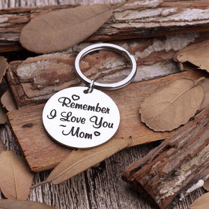 Mothers Day Keychain Gifts for Mom from Daughter Son Remember I Love You Mom Birthday Gifts for Women Mommy Key Ring Wedding Stocking Stuffers for Her