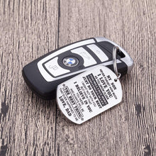 Load image into Gallery viewer, Gifts for Son Keychain Inspirational Birthday Gifts for Teenage Boys Men from Dad Mom to Son Kids Motivational Gifts College high School Graduation Key Ring Wedding Presents for Him
