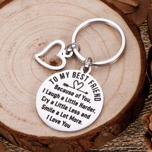 Load image into Gallery viewer, Friendship Gifts to Best Friends Valentine Appreciation Keychain Birthday Gifts for Teenage Girls Women Friends BFF Besties Gal Friends Thank You Gifts Wedding Gifts for Sisters Him Her Key Ring
