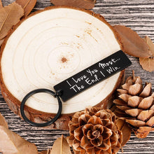 Load image into Gallery viewer, Husband Wife Keychain Gifts for Anniversary Birthday Wedding Gifts from Wifey Hubby Valentine Day Gifts for Girlfriend Boyfriend Couple Key Chain Gifts for Him Her
