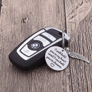 Memorial Gifts Keychain Remembrance Gifts Honor Gifts in Memory of Pet Dog Cat Baby Loss Mom Dad Grandpa Loss Family Pass Away Keepsake Memorial Gifts Jewelry Sympathy Gifts Key Chain