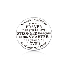 Load image into Gallery viewer, Pocket Hug Token Keepsake Gifts for Boyfriend Son Daughter Newphew Best Friends Long Distance Relationship Inspirational Gifts from Girlfriend Mom Dad Graduation Retirement Gifts Double-Sided Coin
