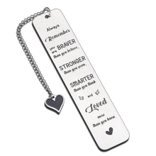 Load image into Gallery viewer, Bookmarks Gifts for Teen Girls Book Lovers Bookmark for Women Men Inspirational Gifts for Kids Boys Bookworm Nerd Readers Christmas Valentine Birthaday Graduation Bulk Gifts Cute Metal Bookmork
