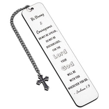 Load image into Gallery viewer, Christian Inspirational Gifts Bookmark for Women Girls Book Lovers Bible Verse Bookmark Gifts for Christmas Baptism Catholic Religious Best Graduation Birthday Gifts for Men Female Friend Bulk Gifts
