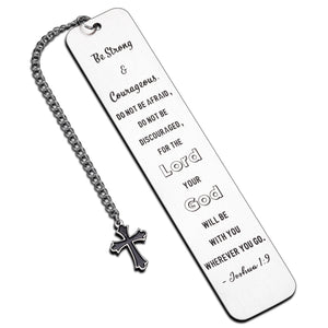 Christian Inspirational Gifts Bookmark for Women Girls Book Lovers Bible Verse Bookmark Gifts for Christmas Baptism Catholic Religious Best Graduation Birthday Gifts for Men Female Friend Bulk Gifts