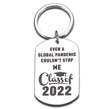 Load image into Gallery viewer, 2022 graduation gifts for him her class of 2022 senior graduate keychain gifts for college high middle school nurse master students grad idea for son daughter from dad mom girlfriend boyfriend
