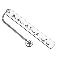 Load image into Gallery viewer, Inspirational Gifts Bookmark for Women Men Christian Baptism Catholic Bookmarks for Him Her Bible Verse Book Lovers Religious Gifts for Girls Kids Readers Christmas Birthday Metal Bookmarks in Bulk
