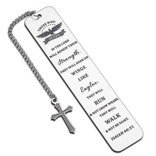Load image into Gallery viewer, Inspirational Gifts for Women Men Christian Religious Bookmark Bible Verse Gifts for Book Lovers Readers Baptism Catholic Bookmarks Gifts for Him Her Girls Female in Bulk Christmas Birthday Bookmark
