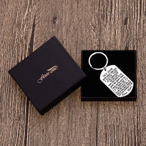 To My Son Christmas Keychain Gifts from Mom Dad Mother To Son Him Teens Stocking Stuffers Adult Men Teenage Boys Kids Birthday Gradation Sweet Sixteen Going To College Guys Males Wedding Gifts Present