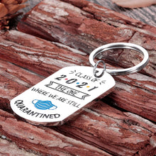 Load image into Gallery viewer, Graduation Quarantine Gifts for Class of 2021 Funny Keychain The one Where we were quarantined high School College Graduates Seniors Masters Nurses Medical School Students Gifts for Women Men Him Her
