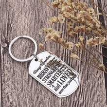 Load image into Gallery viewer, Inspirational Keychain Stocking Stuffers for Him Her Teens Adult Women Friends Son Daughter Christmas Birthday Valentine Gifts Teenage Boy Girls Graduation Present Dogtag Men
