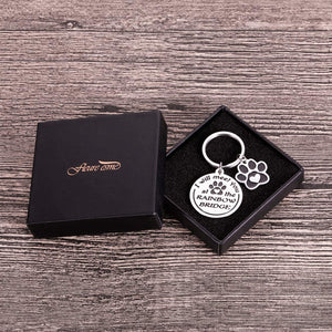Loss of Pet Cat Dog Memorial Keychain Remembrance Gifts For Pet Owner Dog Mom Memory Sympathy Gifts For Loss Of Dog Cat Loss Gifts Keepsake For Dog Lover Cat Paw Print Keyring
