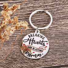 Load image into Gallery viewer, Fleure Esme Funny Dog pet tag Keychain enrgraved Collar id tag cat Dog tag for pet from dogmom dogdad Breaking Hearts
