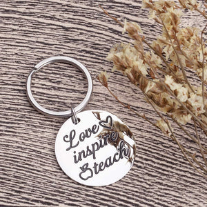 Teacher Appreciation Gifts for Women Coach Tutors Keychain 3 Pcs Bulk Graduation Teacher Valentine Gifts for Birthday Thank You Goodbye Farewell Gifts Key Ring for Men Teachers Principal