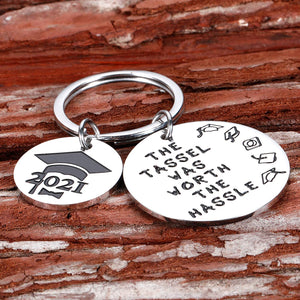 2021 Graduation Gifts for Him Her Class of 2021 Seniors Students Keychain Graduation Masters Nurses Students College Medical High School Gifts for Women Men Kids Daughter Son Graduates from Dad Mom