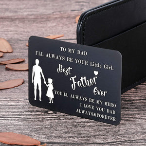 To My Dad Wallet Insert Card Gifs For Dad Fathers Day Gifs Dad Valentine Birthday From Daughter To Step Dad To Be Husband Kids I Love You Father Of The Bride Step Father Figure Men Him