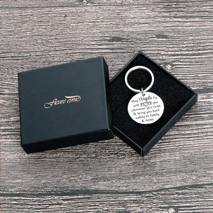 Traveller Prayer Key Chain Long Distance Journey Gifts Goodbye Farewell Leaving Going Away Parting Gifts Military Deployment Gifts For Him Her Boyfriend Son Daughter Going Off To College Gifts