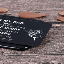 Load image into Gallery viewer, Son to My Dad Wallet Insert Card Valentine’s Day Gifs From Son For Dad Fathers Day Gifs Christmas Birthday Son To Step Dad from Little boy Kids I Love You Father Step Father Figure Wedding Men Him
