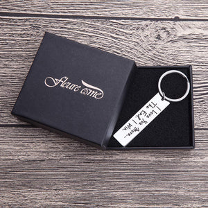 Husband Wife Keychain Christmas Gifts for Him Her I Love You More The End I Win Key Chain for Boyfriend Anniversary Presents Girlfriend Birthday Wedding for Fiance Funny Man Woman Present Jewelry