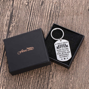 Boss Keychain Appreciation Gifts for Mentor Leader Coworker Leaving Going Away Gifts Supervisor Retirement Thank You Birthday Gifts Colleague Men Women Goodbye Farewell Christmas Presents