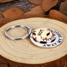 Load image into Gallery viewer, Hamilton Gifts Musical Jewelry Not Throwing Away My Shot Tri-Layer Keychain Broadway Musical Merchandise Theater Lover Gifts Rise Up Charm keyring for Teen Girls Men Women for Christmas Valentine
