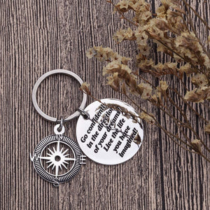 Inspirational Gifts for son daughter keychain Women Men Graduation Gifts For high school college graduates Him Her Graduation Masters Nurses Students from College