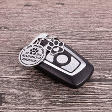 Load image into Gallery viewer, Loss of Pet Cat Dog Memorial Keychain Remembrance Gifts For Pet Owner Dog Mom Memory Sympathy Gifts For Loss Of Dog Cat Loss Gifts Keepsake For Dog Lover Cat Paw Print Keyring
