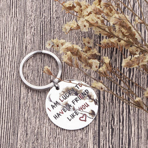 Birthday Gifts for Best Friends Keychain Friendship Gifts for Teenage Girls Women Friends BFF Besties Men Friends Appreciation Thank You Gifts Wedding Gifts for Sisters Him Her Key Ring