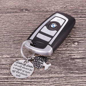 Sister Gifts To Sister From Sisters Day Keychain Christmas Gifts For Girls Women Siblings Day Best Friends Big Little Sisters Appreciation Mothers Day Birthday Valentine Wedding Gifts Sisters Jewelry