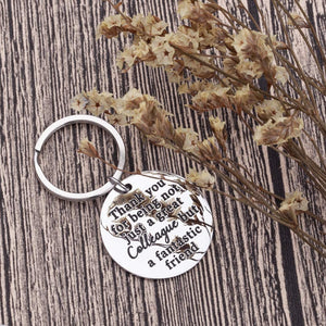 Coworkers gifts for Men Women Keychain Retirement Gifts Appreciation Gifts Leaving Farewell Gifts For Coworker Supervisor Boss Colleagues Thank You Gifts Birthday Gifts for Him Her