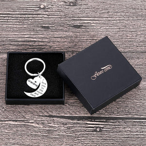 Grandma Christmas Birthday Gifts Keychain I Love You to The Moon and Back Gifts for Grandmother Mothers Day Valentine Gifts from Grandchild Grandson Goddaughter to Grandmother Gifts Jewelry