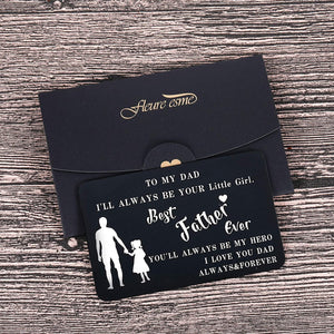 To My Dad Wallet Insert Card Gifs For Dad Fathers Day Gifs Dad Valentine Birthday From Daughter To Step Dad To Be Husband Kids I Love You Father Of The Bride Step Father Figure Men Him