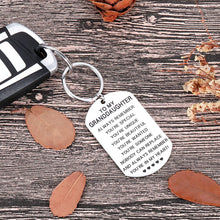Load image into Gallery viewer, Granddaughter Christmas Stocking Gifts Inspirational Keychain Jewelry from Grandma Grandpa to Granddaughter Valentine for Grand Kids Her Teen Adult Women Teenage Girls Mothers Day Graduation Gifts

