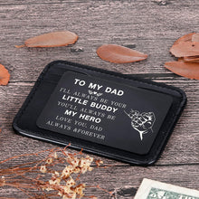 Load image into Gallery viewer, Son to My Dad Wallet Insert Card Valentine’s Day Gifs From Son For Dad Fathers Day Gifs Christmas Birthday Son To Step Dad from Little boy Kids I Love You Father Step Father Figure Wedding Men Him
