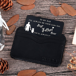 To My Dad Wallet Insert Card Gifs For Dad Fathers Day Gifs Dad Valentine Birthday From Daughter To Step Dad To Be Husband Kids I Love You Father Of The Bride Step Father Figure Men Him