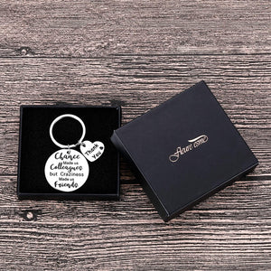 Coworker Employee Appreciation Gifts Funny Keychain for Men Women Colleagues Leaving Retirement Boss Day Office Gifts for Colleagues Leader Coach Nurse Birthday Thank You Going Away Gifts Presents