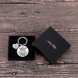 Boss Day Appreciation Gifts for Boss Lady Men Women him Her Keychain Gifts for Mentor Leader Coworker Leaving Job Going Away Retirement Thank You Birthday Gifts Colleague Goodbye Christmas Presents