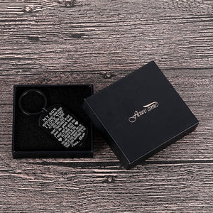 to My Son Christmas Valentine Keychain Gifts from Mom Dad Mother to Son Him Teens Adult Men Teenage Boys Kids Birthday Graduation Sweet Sixteen Going to College Guys Males Wedding Gifts Presents