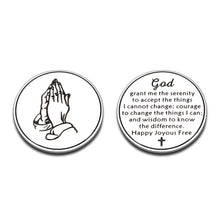 Load image into Gallery viewer, Christian Catholic Gifts for Women Men Kids Token Religious Inspirational Easter Gifts for Him Bible Verse Faith Graduation God Biblical Teenage Girl Christmas Cancer Patients Gifts Double-Sided Coin Me
