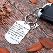 Load image into Gallery viewer, 2023 High School Graduation Gifts Keychain For Her Him Class of 2023 Senior Graduate Gifts for Boys Preschool College Medical Engineer Students School Nurse Master Phd Degree Gifts From Mom Dad I Know
