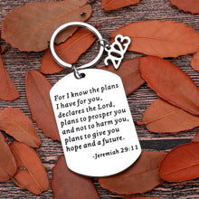 Load image into Gallery viewer, 2023 High School Graduation Gifts Keychain For Her Him Class of 2023 Senior Graduate Gifts for Boys Preschool College Medical Engineer Students School Nurse Master Phd Degree Gifts From Mom Dad I Know
